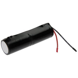 Emergency lighting battery L1x2 BlackFox BF-4000DH with cable 10cm with open wire 2.4V, 4000mAh