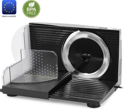 Emerio Allessnijder MS-125000.1 - roestvrij stalen messen, instelbaar 0-17 mm, BPA-vrij, ruimtebesparend inklapbaar, met veiligheidsschakelaar