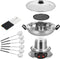 Emerio HPS-121313 - Fondue SET - 6 Persoons - Inhoud 4L - Temperatuur Instelbaar - Roestvrijstaal