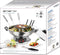 Emerio HPS-121313 - Fondue SET - 6 Persoons - Inhoud 4L - Temperatuur Instelbaar - Roestvrijstaal