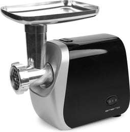 Emerio MG-130207 - Vleesmolen - Metalen schacht Roestvrijstalen messen 3 snijplaten: fijn, medium, grof