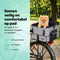Jake en Jacky Hondenfietsmand - Fietsmand Hond Achterop - Hondenmand Fiets - Autostoel Hond - Kleine