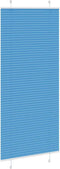 vidaXL - Plissé - rolgordijn - 85x200 - cm - stofbreedte - 84,4 - cm - polyester - blauw