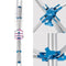 TecTake - Mobiele wasmolen - 4 draagarmen - Traploos verstelbaar - 102 x 102 x 173 cm - 16 m waslijn - 10 kg belastbaarheid - 2 kg gewicht