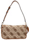 Guess Circe - Schoudertas Dames - Logoprint - Bruin (1 stuk)