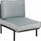 Mica Decorations Celo Loungestoel - L62 x B83 x H78 cm - Zwart