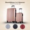 Slazenger Kofferset 2 Delig - Ruimbagage Koffer (71L) en Handbagage Trolley (26L) - Hardcase met Cijferslot - Roze (2 delig)
