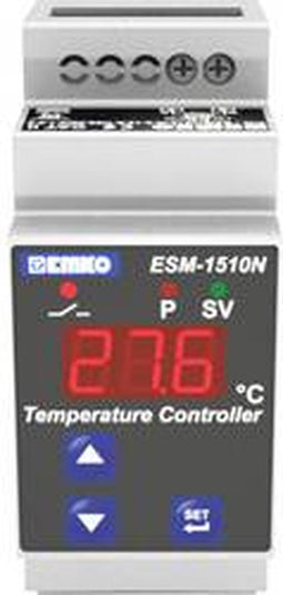 Emko ESM-1510-N.5.11.0.1/00.00/2.0.0.0 Tweestandenregelaar Temperatuurregelaar Pt100 -50 tot 400 °C Relais 5 A (l x b x