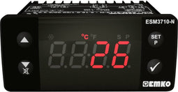 Emko ESM-3710-N.5.14.0.1/00.00/2.0.0.0 Tweestandenregelaar Temperatuurregelaar Pt1000 -50 tot 400 °C Relais 16 A (l x b