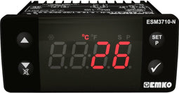 Emko ESM-3710-N Tweestandenregelaar Temperatuurregelaar Pt100 -50 tot 400 °C Relais 16 A (l x b x h) 65 x 76 x 35 mm