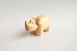 EMKO I Piccolini Wooden Animal Figures Rhinoceros