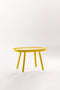 emko naïve bijzettafel – geel – 41x61x38 cm