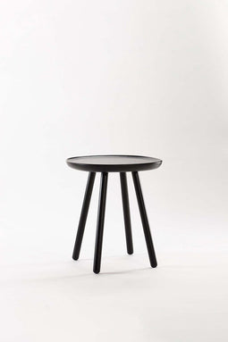 emko naïve bijzettafel – zwart – ø45 cm