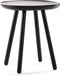 emko naïve bijzettafel – zwart – ø45 cm