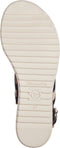 Tamaris Essentials - Dames Sandalen - Hakhoogte 4,5 cm - Zwart Comb - Maat 36