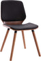 vidaXL - Eetkamerstoelen - 2 - st - kunstleer - zwart