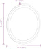 vidaXL - Badkamerspiegel - LED - rond - 50 - cm
