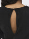 Onlrich l/s glitter dress JRS - Jurk - Lange mouwen - O-hals - Zwart/zwart metallic - M
