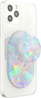 PopSockets PopGrip - Telefoonbutton en Standaard compatibel met een magnetische ring voor iPhone 12 en hoger - Opal