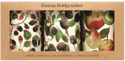 Emma Bridgewater - Set van 3 bewaarbussen Fruits - Bewaarblik - Fruit - Blik - Ø 10,5 x 14,5 cm