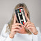 iMoshion Hoesje Geschikt voor Samsung Galaxy A22 (5G) Hoesje Siliconen - iMoshion Design hoesje - Zwart / Transparant / Cassette Tape