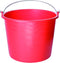 Emmer kunststof 12l rood
