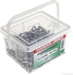 Emmer Spaanplaatschroeven 4.0 40 mm R.V.S.