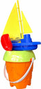 Emmerset met Zeilboot 5 dlg in kleuren Blauw of Oranje Vanaf 24 Maanden