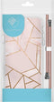 iMoshion Hoesje Geschikt voor Samsung Galaxy S21 Plus Hoesje Met Koord - iMoshion Design Hoesje met Koord - Goud / Roze / Pink Graphic