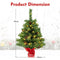Coast Kunstkerstboom - Tafelkerstboom - 50 LED lampjes 64 cm - Groen