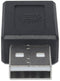 Manhattan 354653 - USB 2.0 Adapter - USB-A naar USB-C - Zwart