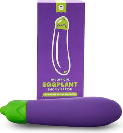 Emojibator Aubergine Vibrator - Sex Toys en Vibrators voor Vrouwen - Clitoris Stimulator - 10 Vibratiemodi - Waterdicht en USB-oplaadbaar