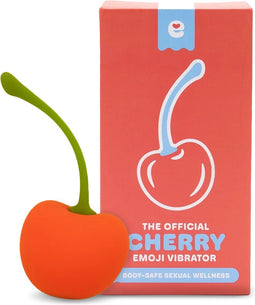 Emojibator Kersen Vibrator - Sex Toys en Vibrators voor Vrouwen - 9 Vibratiemodi - Waterdicht en USB-oplaadbaar - Compact en Perfect voor Onderweg