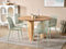 EMORY - Eetkamerstoelen set 4 - Groen - Synthetisch