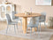 EMORY - Eetkamerstoelen set 4 - Lichtblauw - Synthetisch