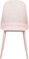 EMORY - Eetkamerstoelen set 4 - Roze - Synthetisch