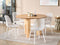 EMORY - Eetkamerstoelen set 4 - Wit - Synthetisch