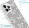 iMoshion Hoesje Geschikt voor iPhone 13 Pro Hoesje Siliconen - iMoshion Design hoesje - Grijs / Butterfly