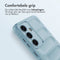 imoshion Hoesje Geschikt voor Samsung Galaxy S24 Hoesje Siliconen - imoshion EasyGrip Backcover - Lichtblauw