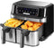 Emphsism® Dubbele Airfryer - Deluxe - Duo Airfryer - Airfryer XXL - Dubbele Airfryer XXXL - heteluchtoven - Airfryer Oven