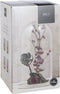 Mica Decorations Hella Glazen Stolp - H38 x Ø23 cm - Transparant, Wit