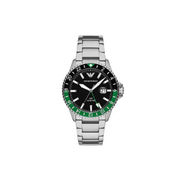 Emporio Armani AR11589 Mannen Horloge - Zilverkleurig