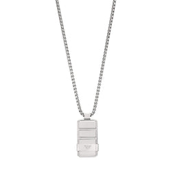 Emporio Armani EGS3078040 Heren Collier - Zilverkleurig