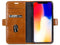 Dbramante1928 iPhone XS Max - Flip cover - Magneetsluiting en ruimte voor pasjes - Cognac