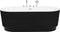 EMPRESA - Badkuip met armituur - Zwart - 80 x 170 - Acryl