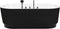 EMPRESA - Badkuip met armituur - Zwart - 80 x 170 - Acryl