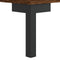 vidaXL - Dressoir - 100x36x60 - cm - bewerkt - hout - bruin - eikenkleur