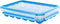 Emsa 514549 Clip & Close IJsblokjesdoos Blauw
