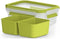 EMSA 518102 lunchtrommel 0.55 l Polypropyleen (PP). Thermoplastische elastomeer (TPE) Groen. Transparant 1 stuk(s)