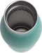 Emsa Bludrop Color drinkfles 0,7 liter 100% dicht Quick-Press sluiting Ergonomisch 360° drinkgenot 12h warm, 24h koel vaatwasmachinebestendig roestvrij staal petrol